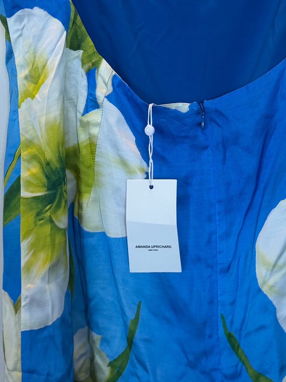 Amanda Uprichard Blue Hibiscus Romper - Picture 6 of 6